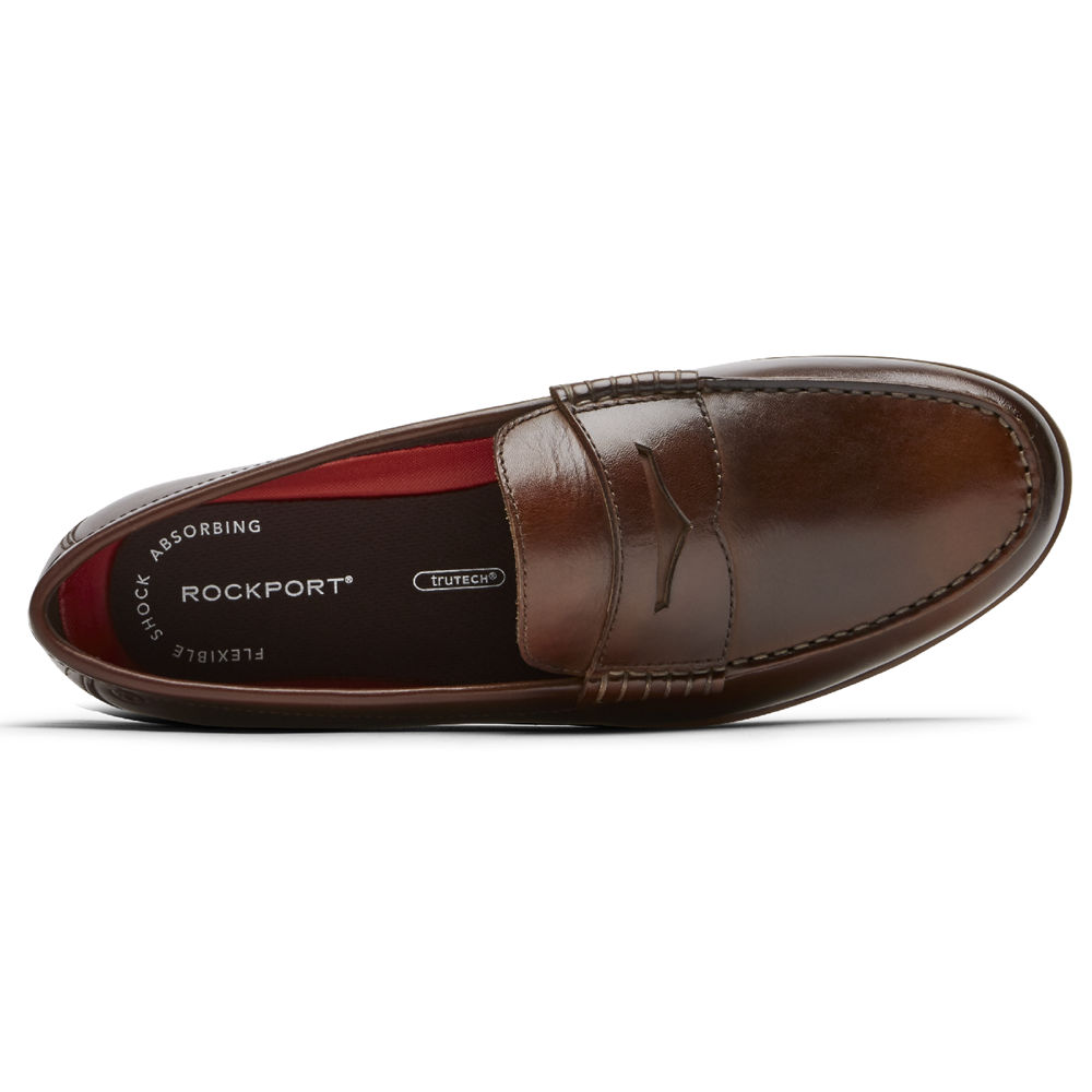 Mocassins Rockport Homem Marrom - Curtys Penny - 78604DXSW